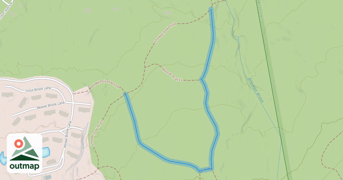 Map of Oh My Gosh Loop