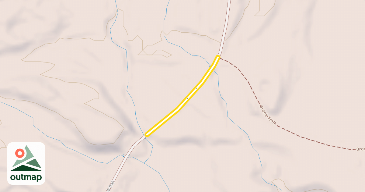 Map of Brook Trail