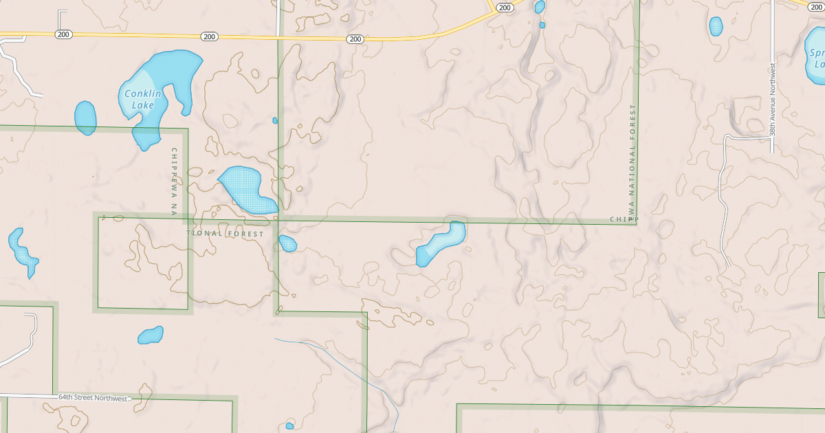 Map preview of MN 200 SPUR 3781