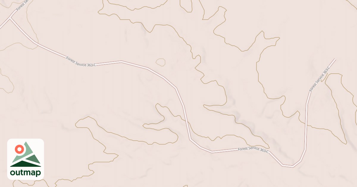 Map of USFS Motor Vehicle Use Map Roads {F23B5AC0-B9B9-4743-90AA-7758C5237FF1}