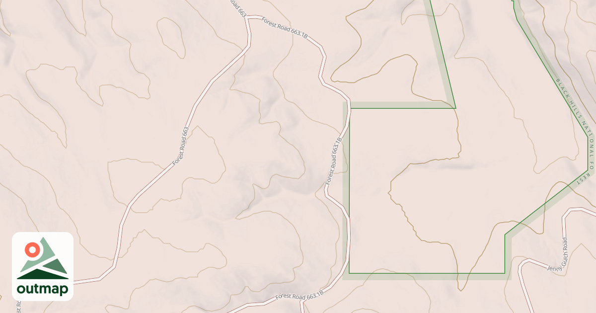 Map of EXPERIMENTAL #4 BR 1B