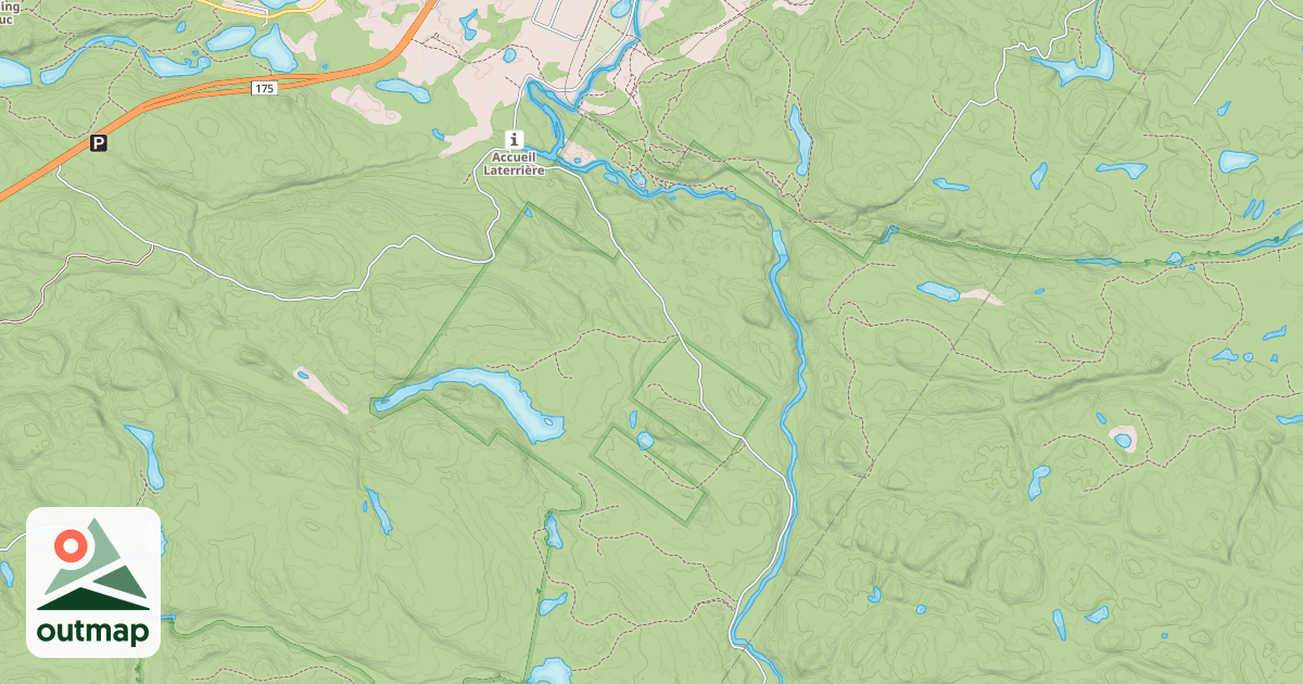 Map of Saguenay Quad Trails 20