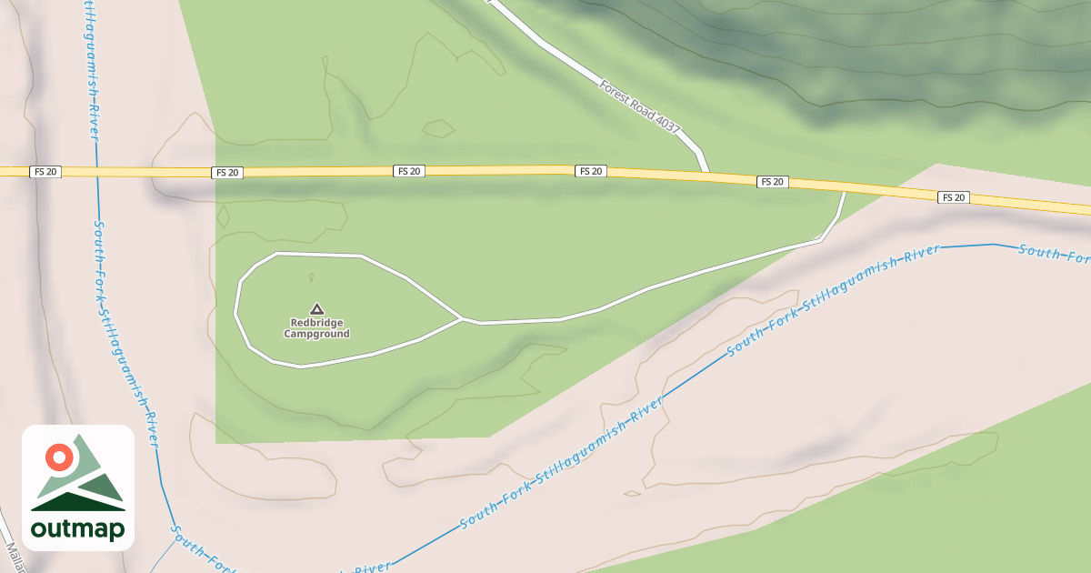 Map of RED BRIDGE CG