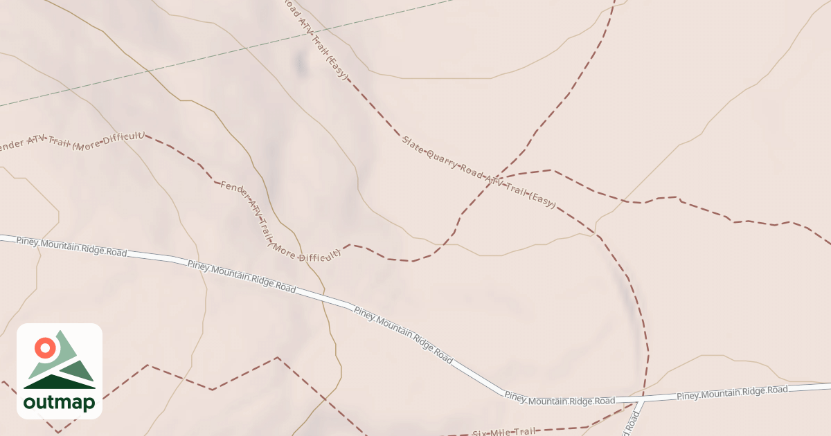 Map of Michaux State Forest - ATV Trail System