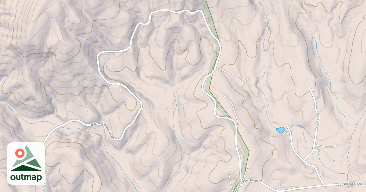 Map of BUZZARD ROOST