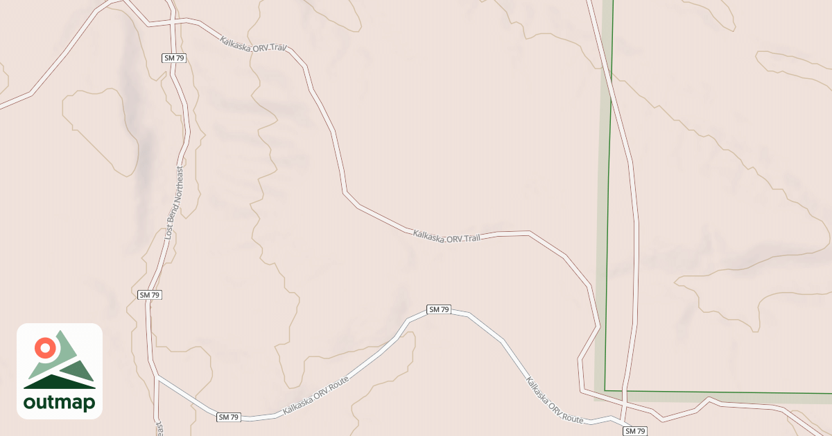 Map of Kalkaska Trail