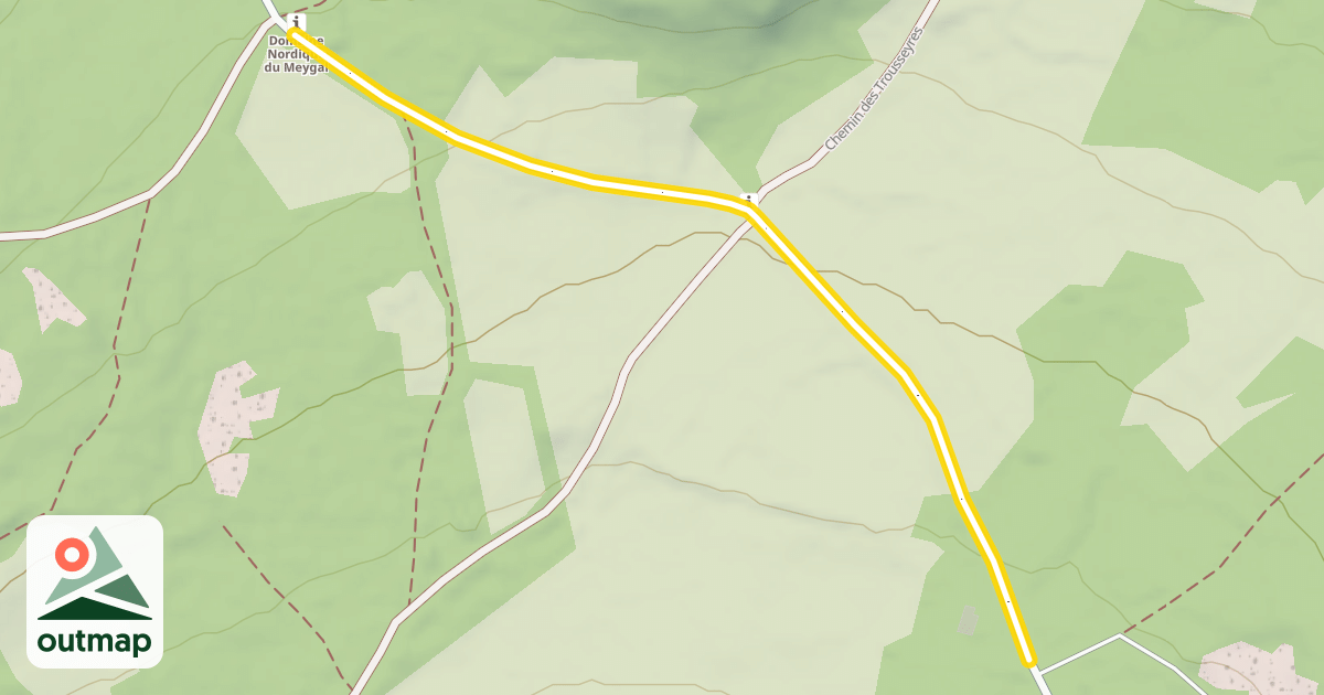 Map of Route du Testavoyre