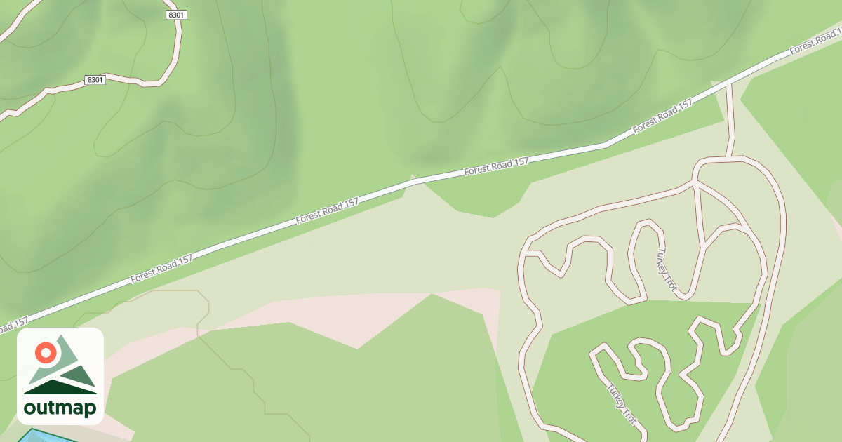 Map of OHV OVERFLOW/PARKING  AREA