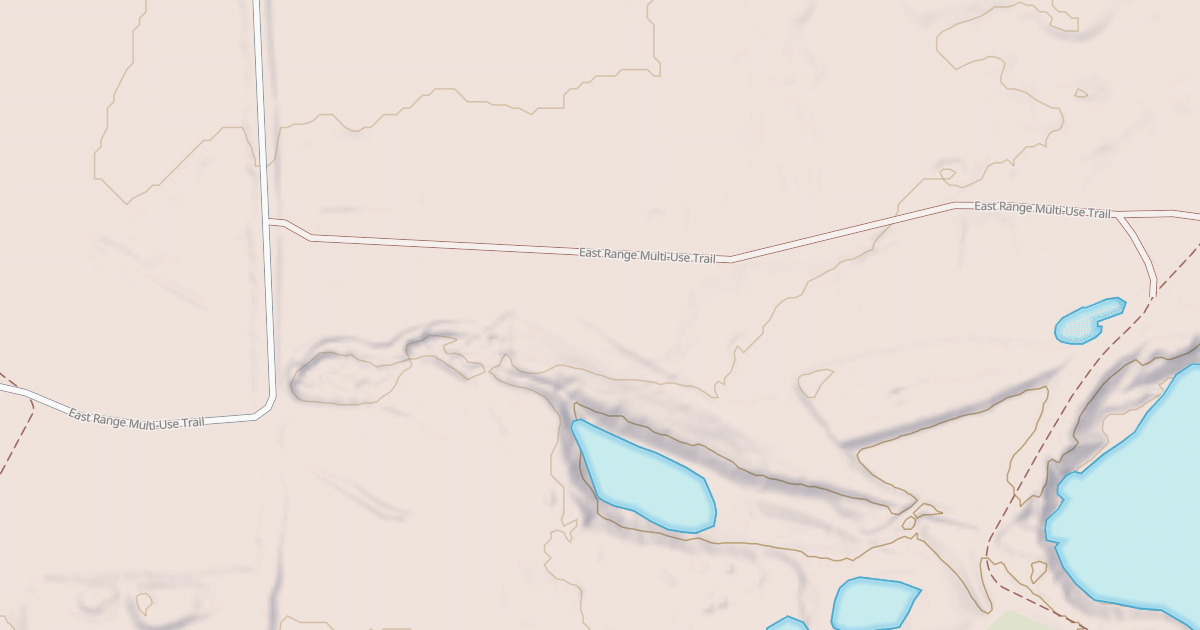 Map preview of East Range OHV Trail