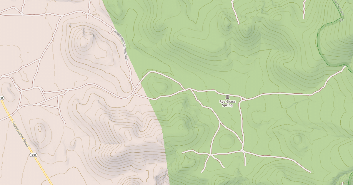 Map preview of RYE GRASS SPRING ROAD