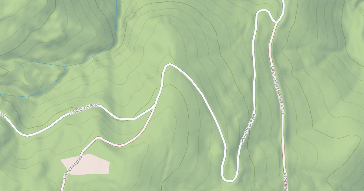 Map preview of FRENCH PEAK