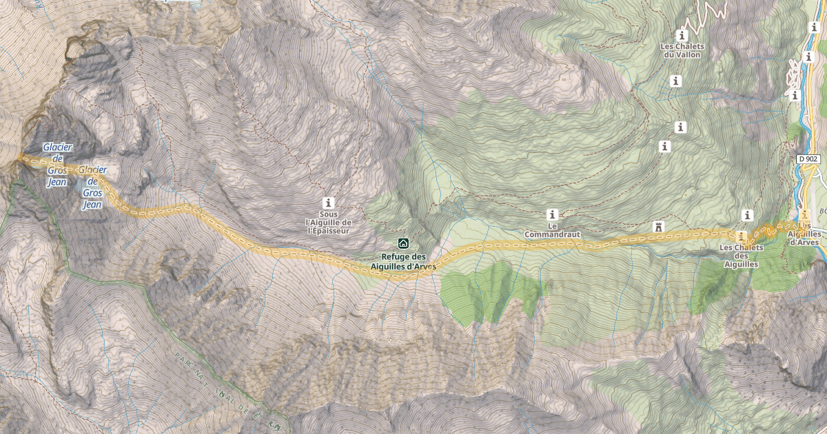 Map preview of Col de Gros Jean — Bonnenuit