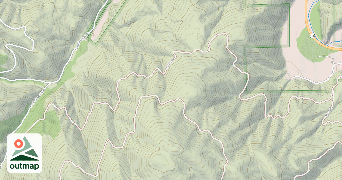 Map of (FDR) LAIRD CREEK-LORD DRAW
