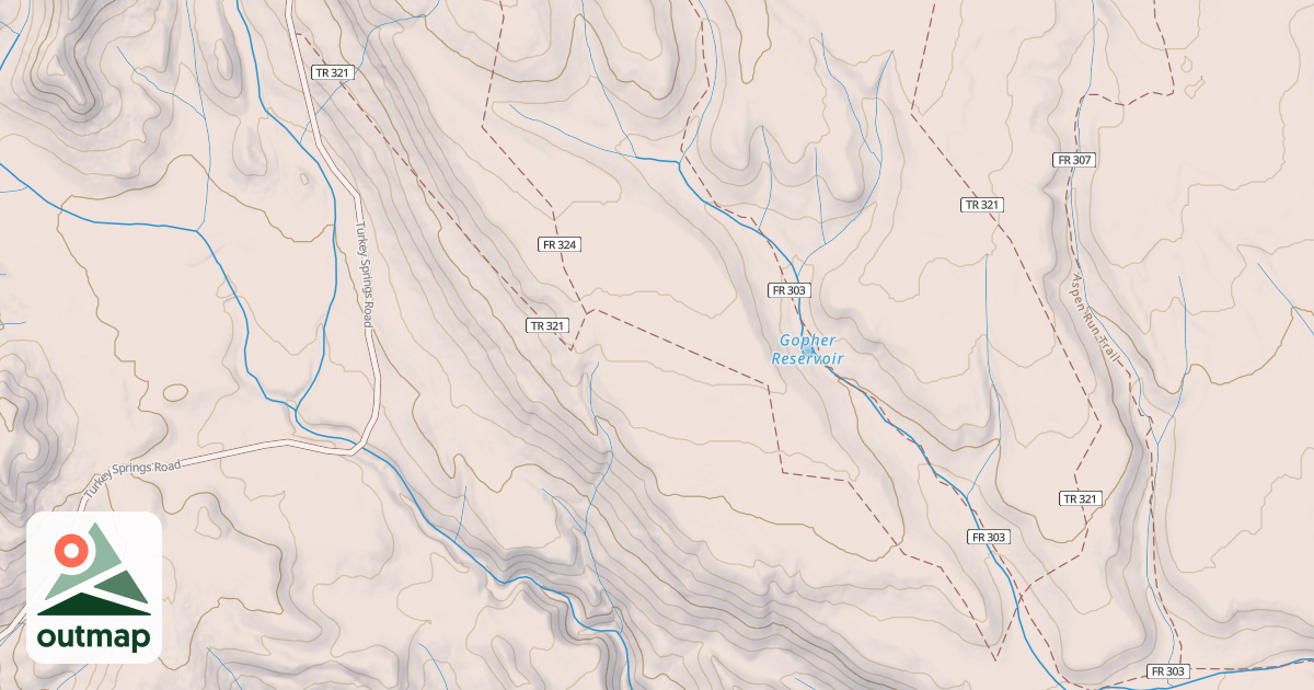 Map of South Brockover Atv