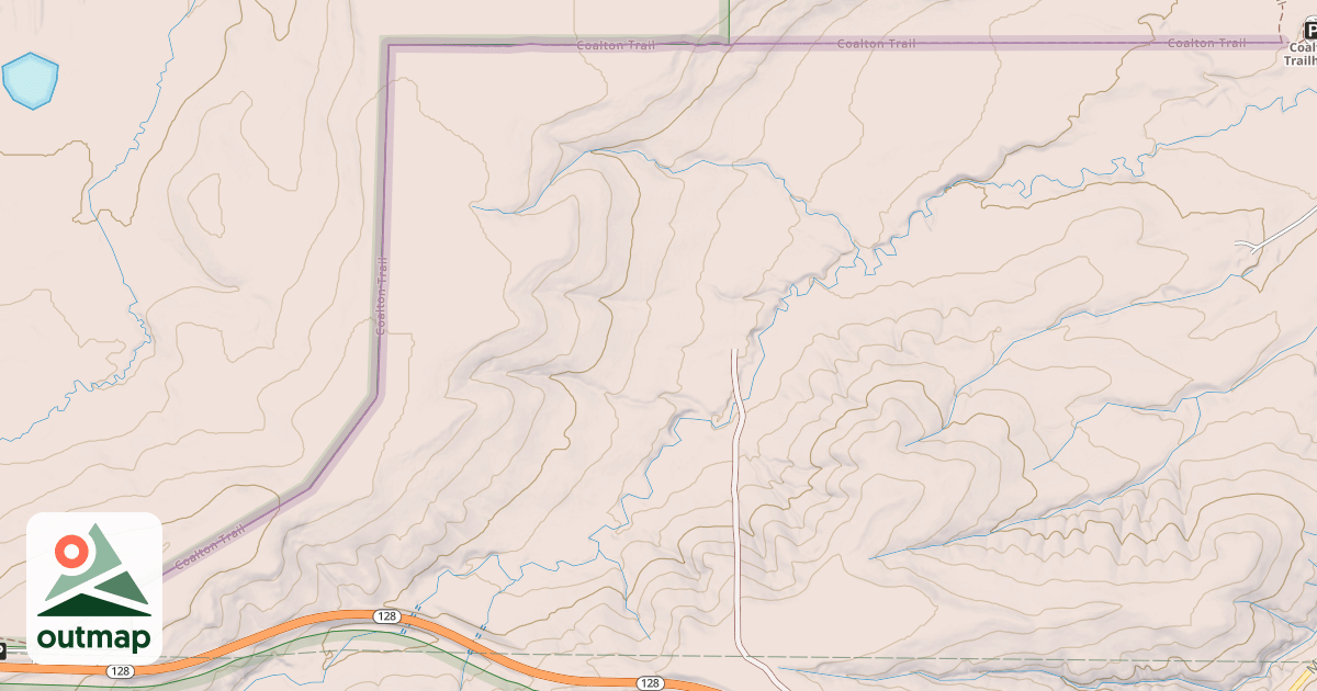 Map of Coalton Trail
