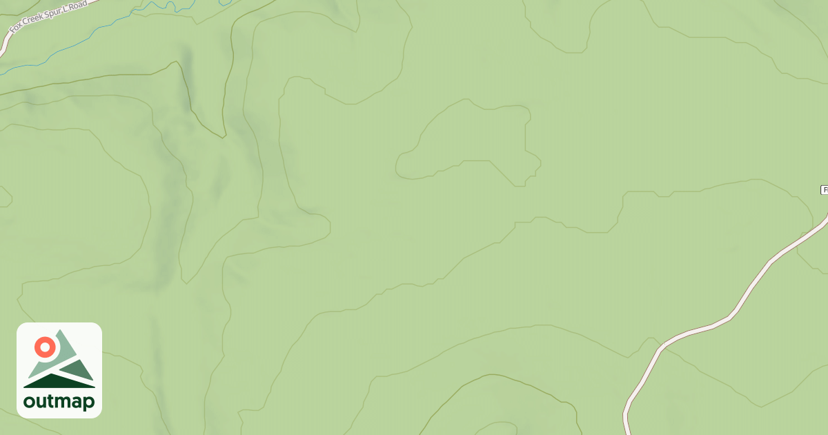 Map of FOX CREEK SPUR M