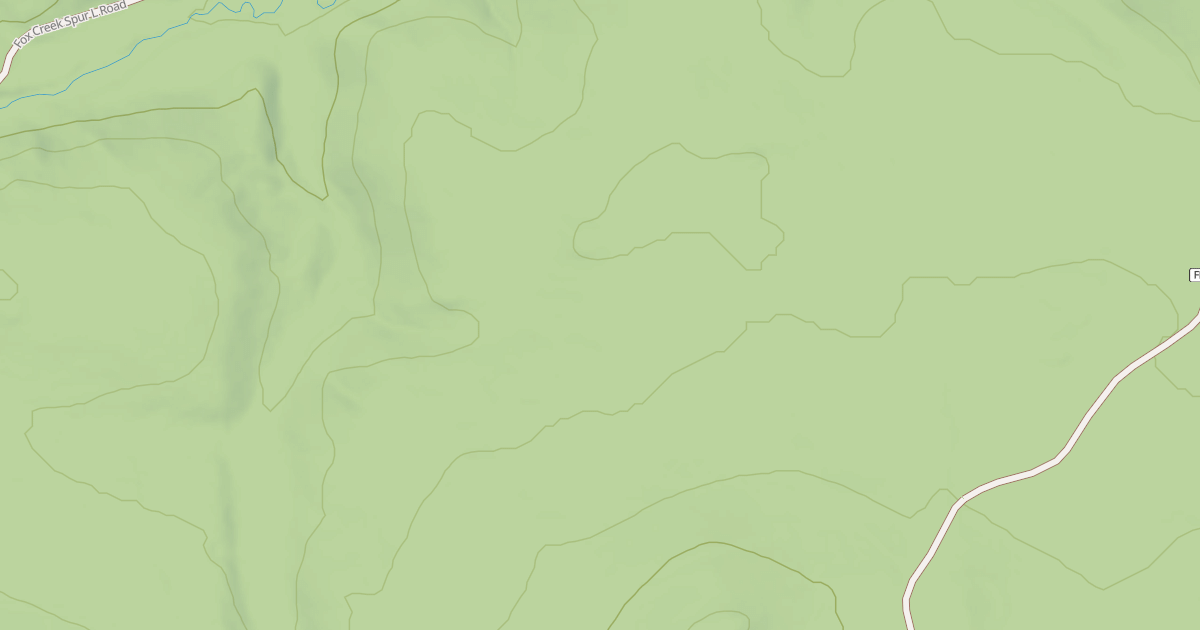 Map preview of FOX CREEK SPUR M