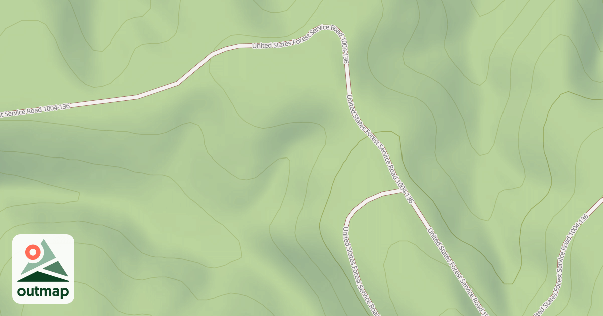 Map of USFS National Forest System Roads {AC5390FB-291B-4F14-97AA-8D4CFD7C5A8D}