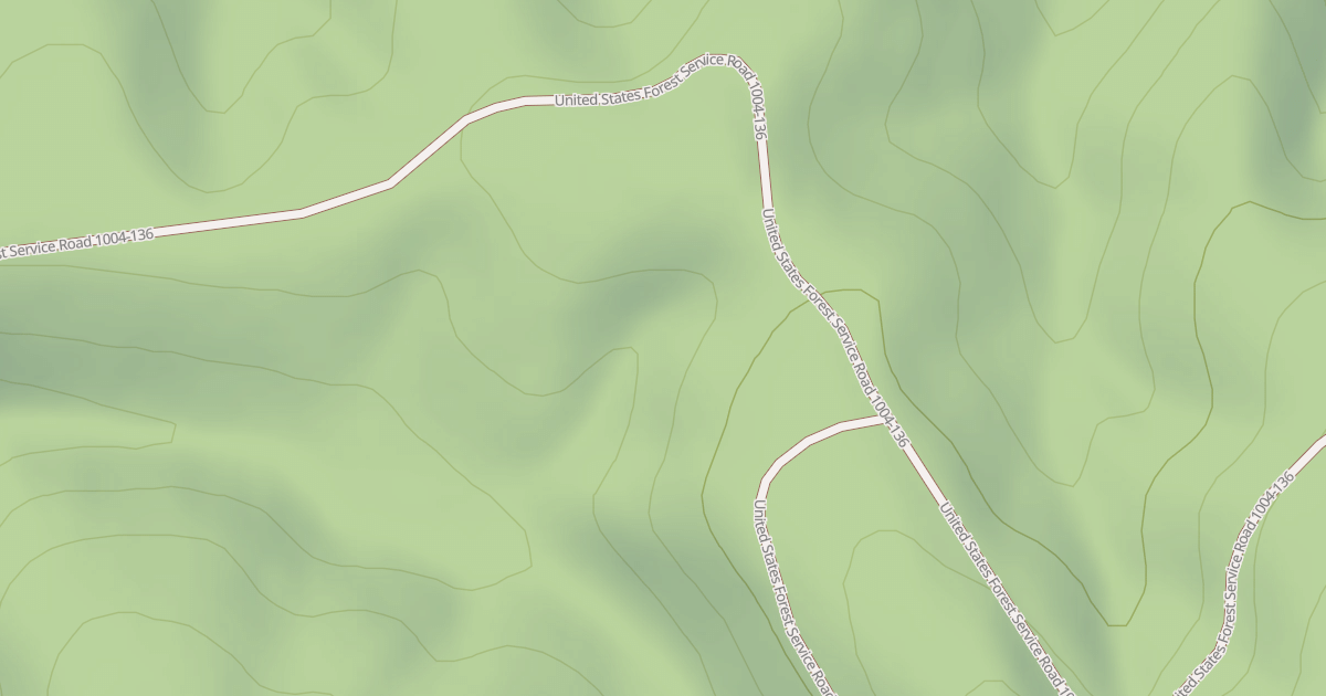 Map preview of USFS National Forest System Roads {AC5390FB-291B-4F14-97AA-8D4CFD7C5A8D}