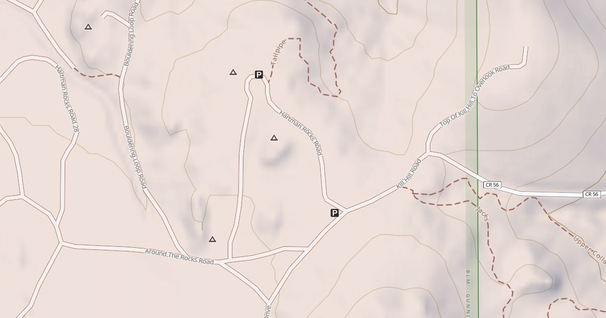 Map preview of BLM National GTLF Public Motorized Roads 0e7c5865-8de4-4c05-86f0-e85d75a161e8