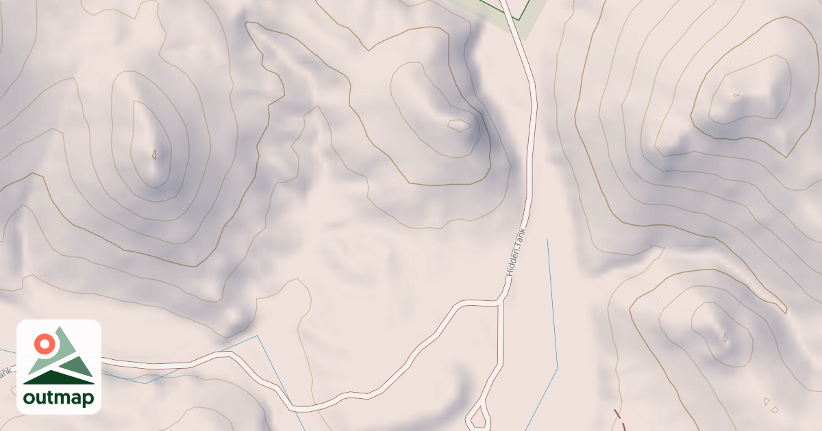 Map of HIDDEN TANK