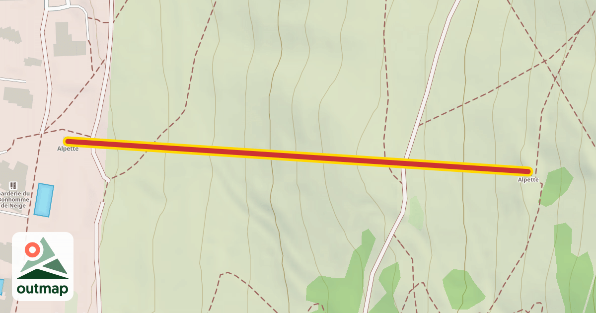 Map of Alpette