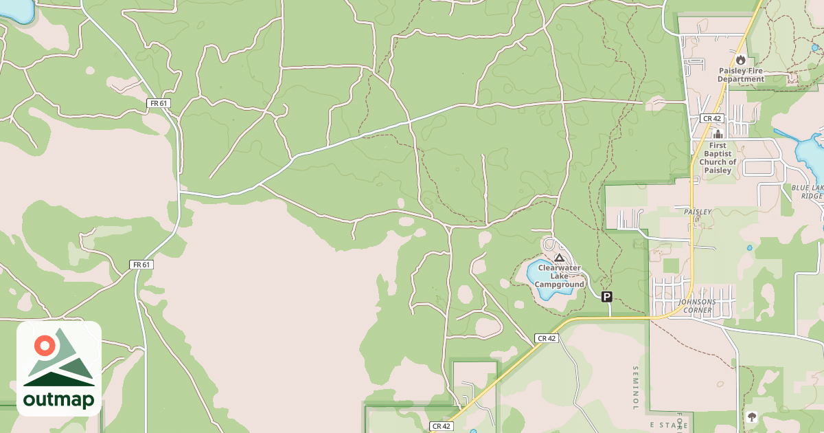 Map of USFS Motor Vehicle Use Map Roads {A861ACAB-0460-4A80-BD6A-323F14DD1DCA}