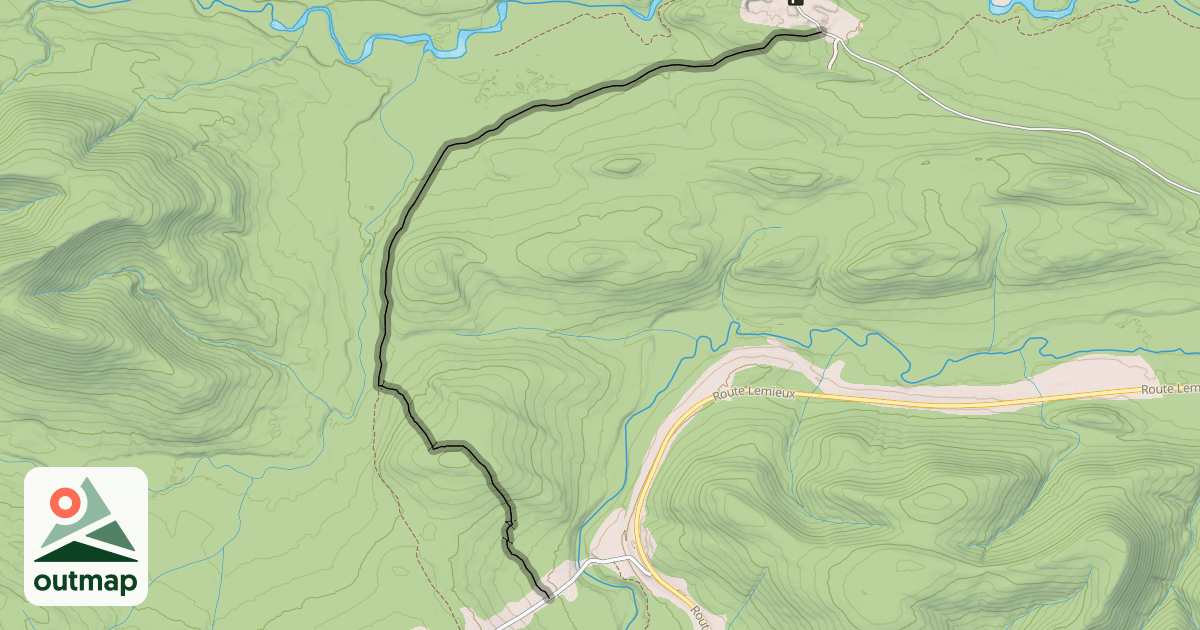 Map of Coin du Banc à Percé