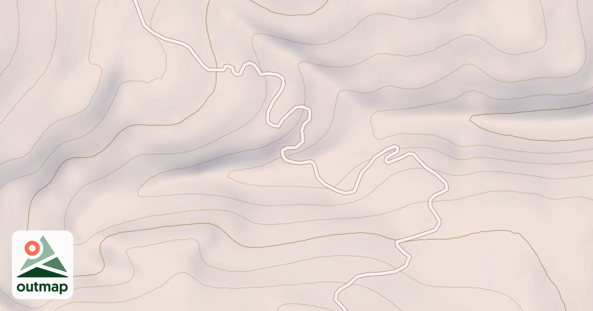 Map of Beefstraight Trail