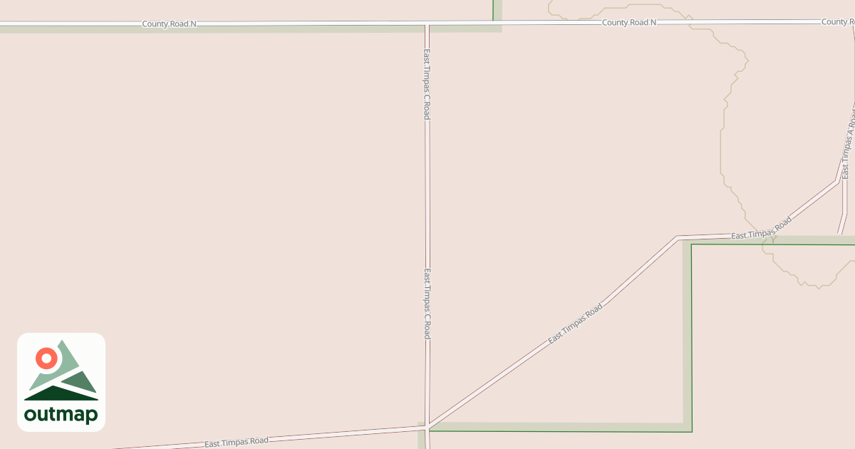 Map of EAST TIMPAS C
