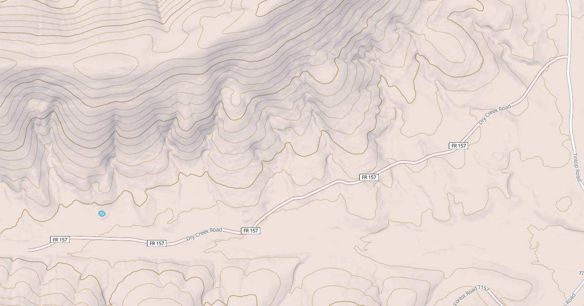 Map preview of DRY CREEK