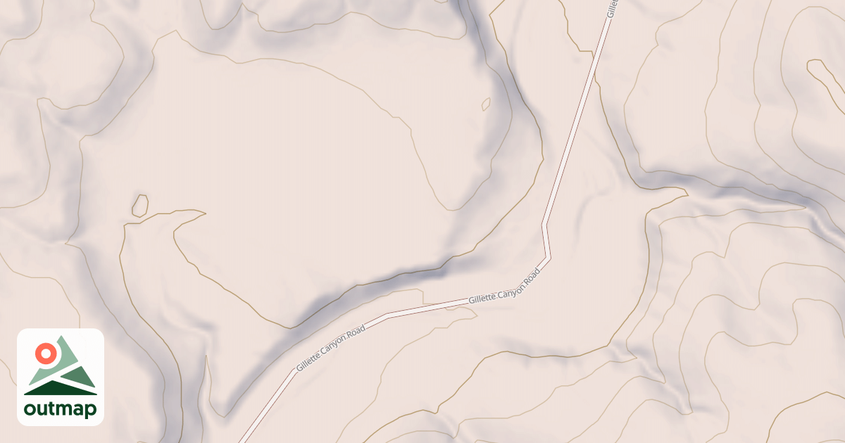 Map of GILLETTE CANYON RD