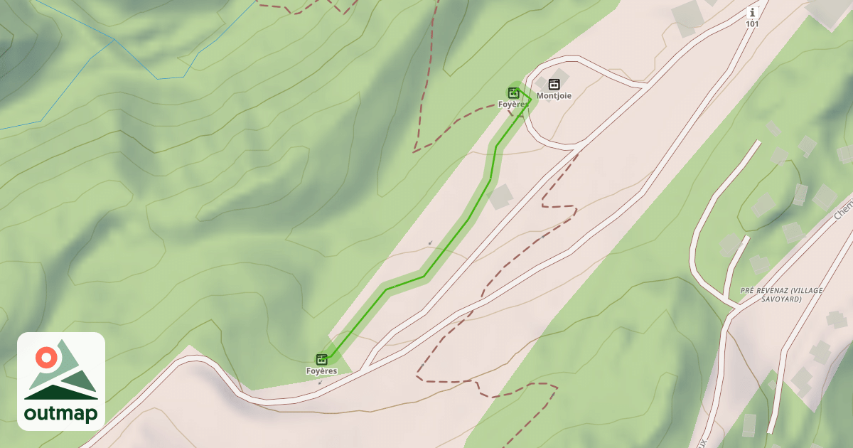 Map of Foyères