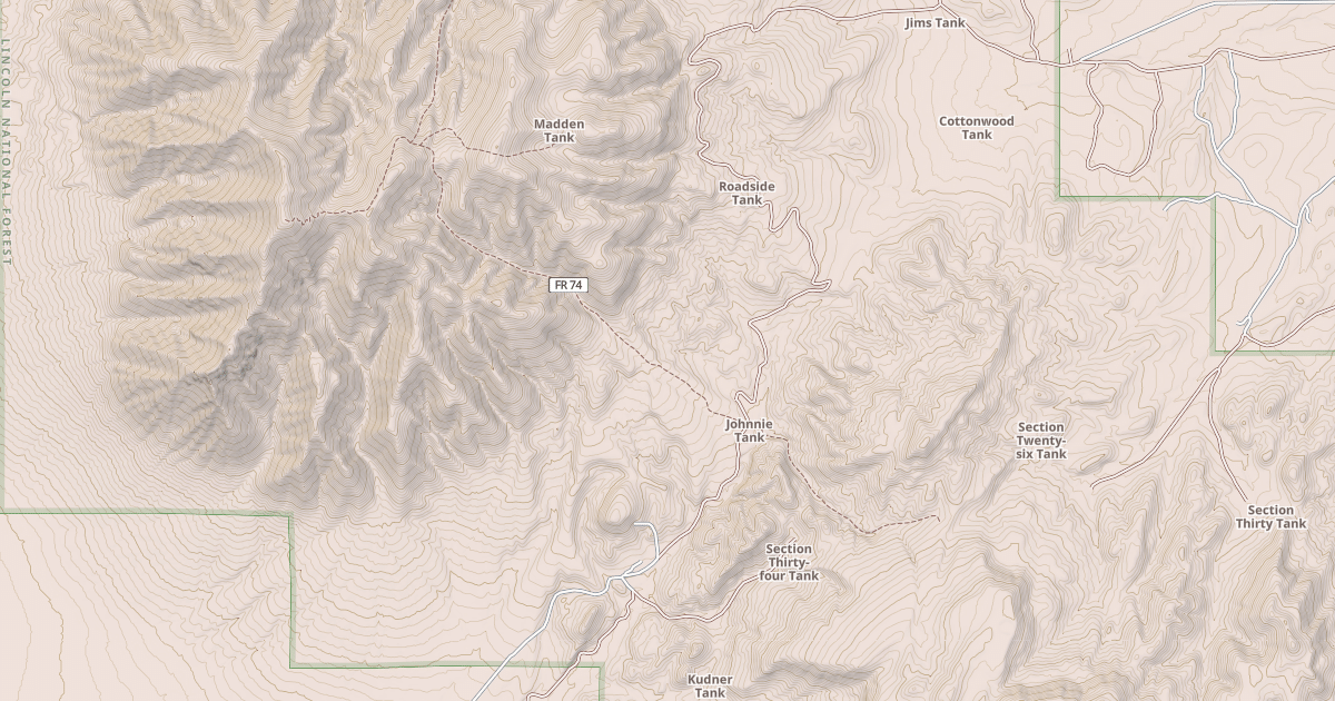 Map preview of USFS Motor Vehicle Use Map Roads {F70B0FE9-8823-4866-9885-4059D806076D}