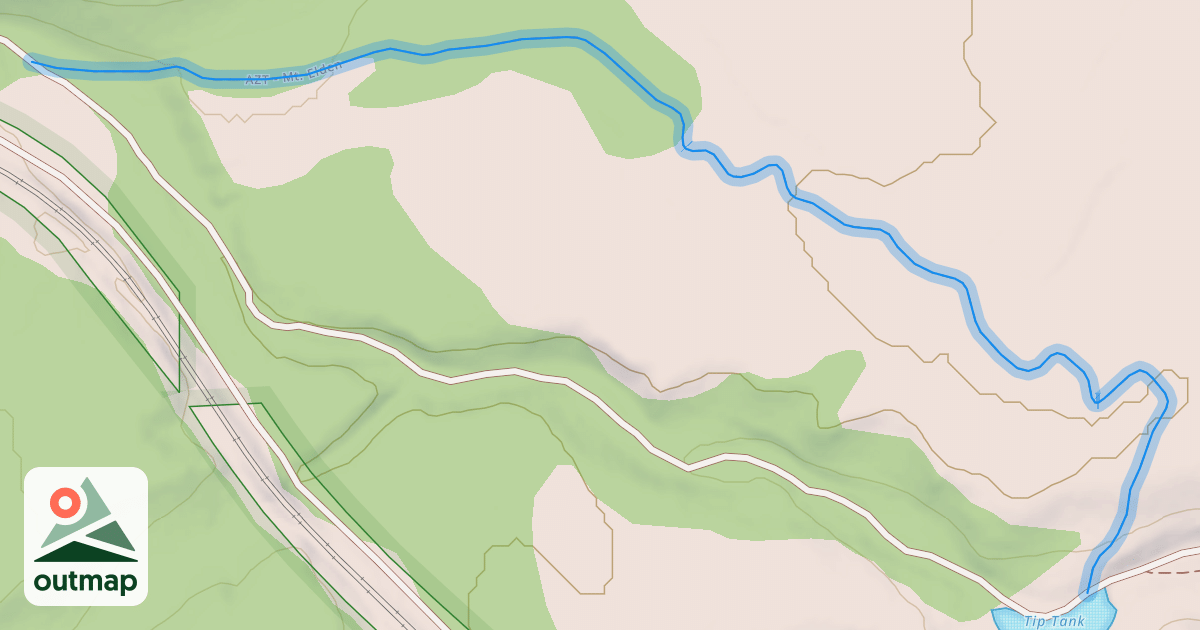 Map of AZT - Mt. Elden