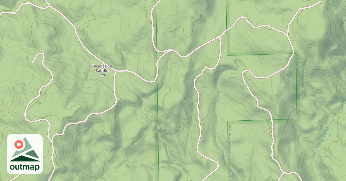 Map of USFS National Forest System Roads {285161A7-C1E7-443A-A0E9-F40448C9DF45}