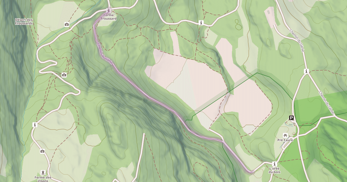 Map preview of Chemin du Génie