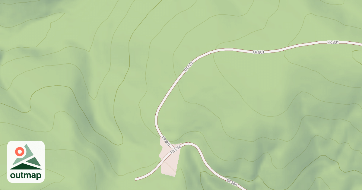 Map of RATTLESNAKE BRANCH
