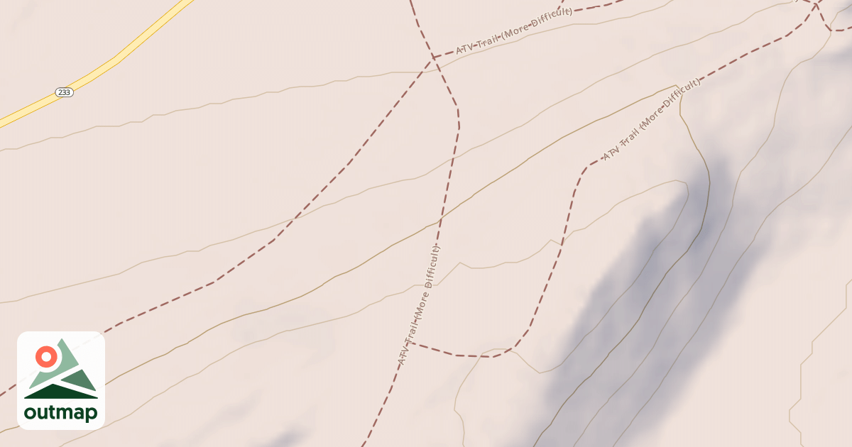Map of Michaux State Forest - ATV Trail System