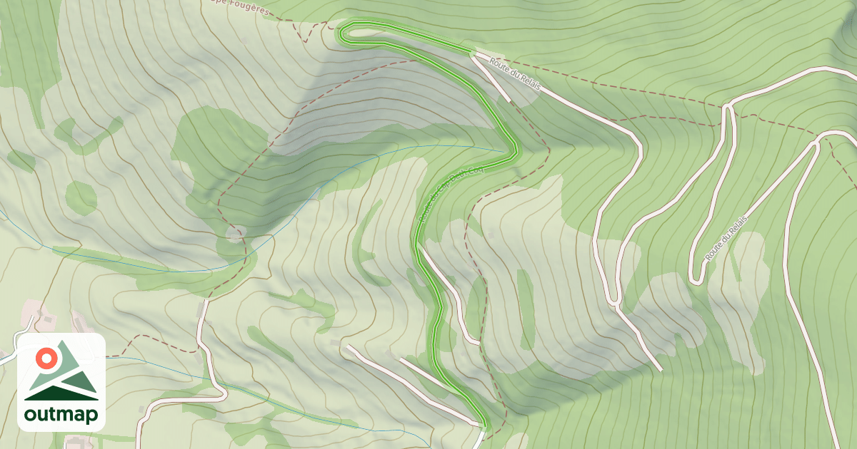 Map of Route du Cap Deth Coq