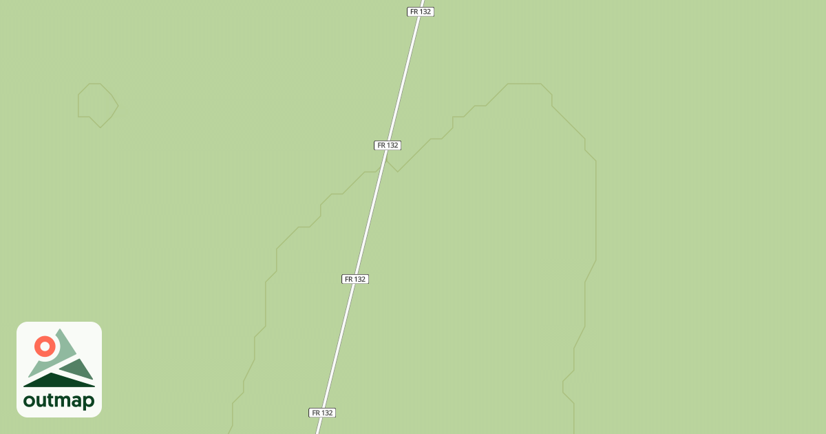 Map of FR 132W
