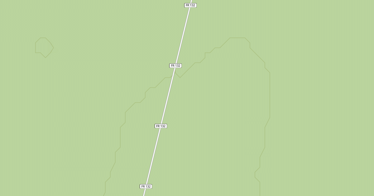 Map preview of FR 132W