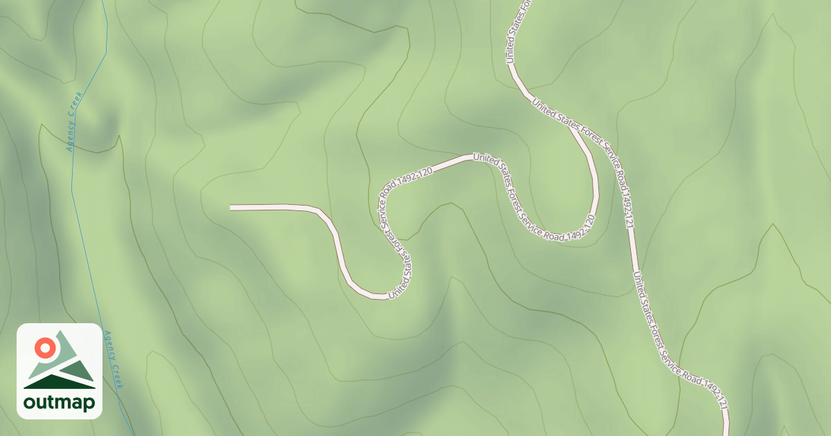Map of USFS Motor Vehicle Use Map Roads {A18B5924-A3D3-4615-A6D0-80711647FE72}