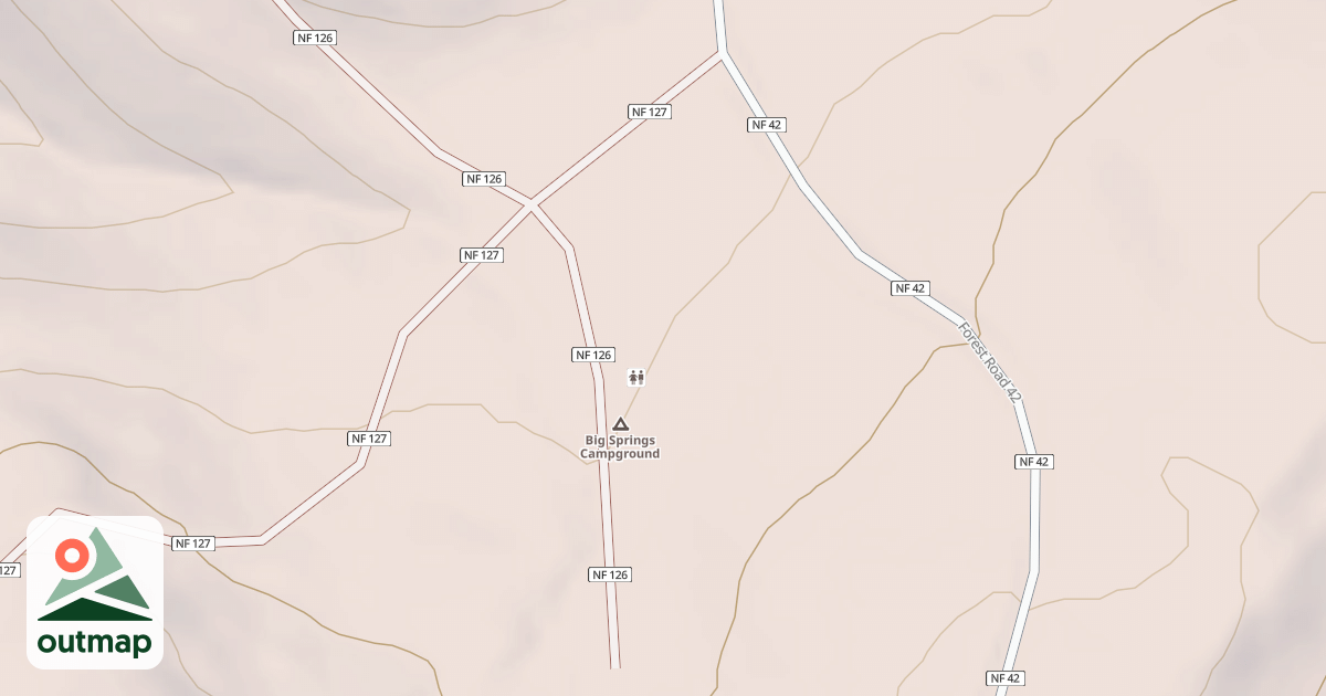 Map of BIG SPRING CAMPGROUND