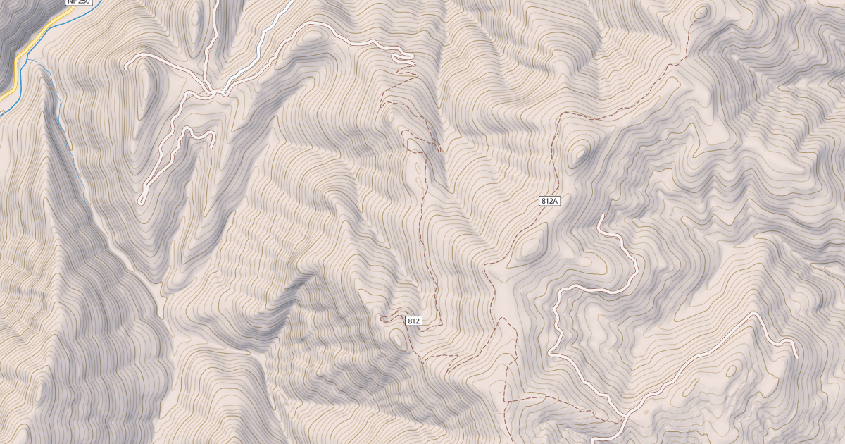Map preview of COMET CREEK