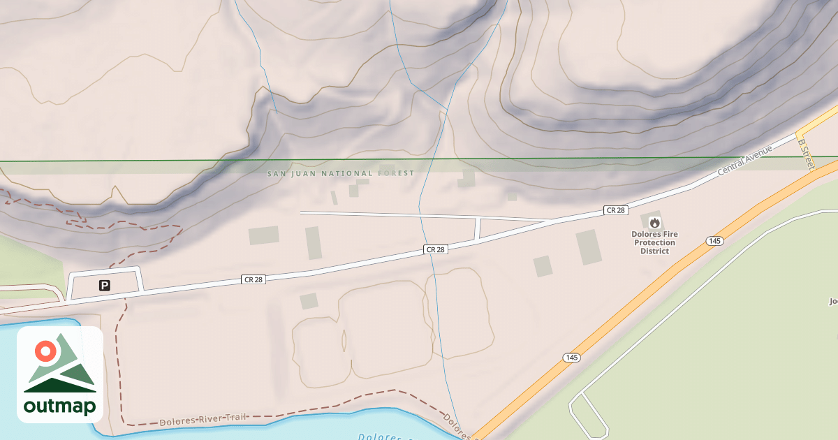 Map of DOLORES FISHERMAN