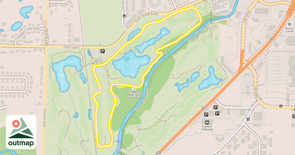 Map of Heritage Park Nordic Track