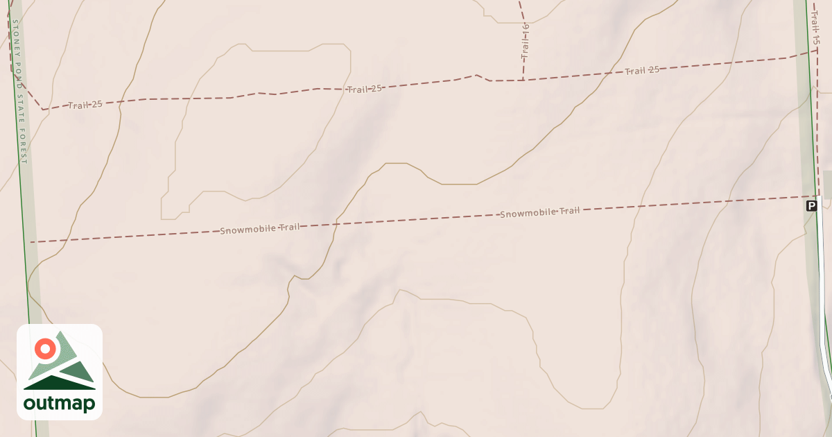 Map of Snowmobile Trail
