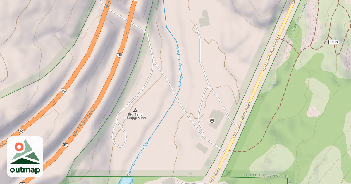 Map of BIG BEND CG