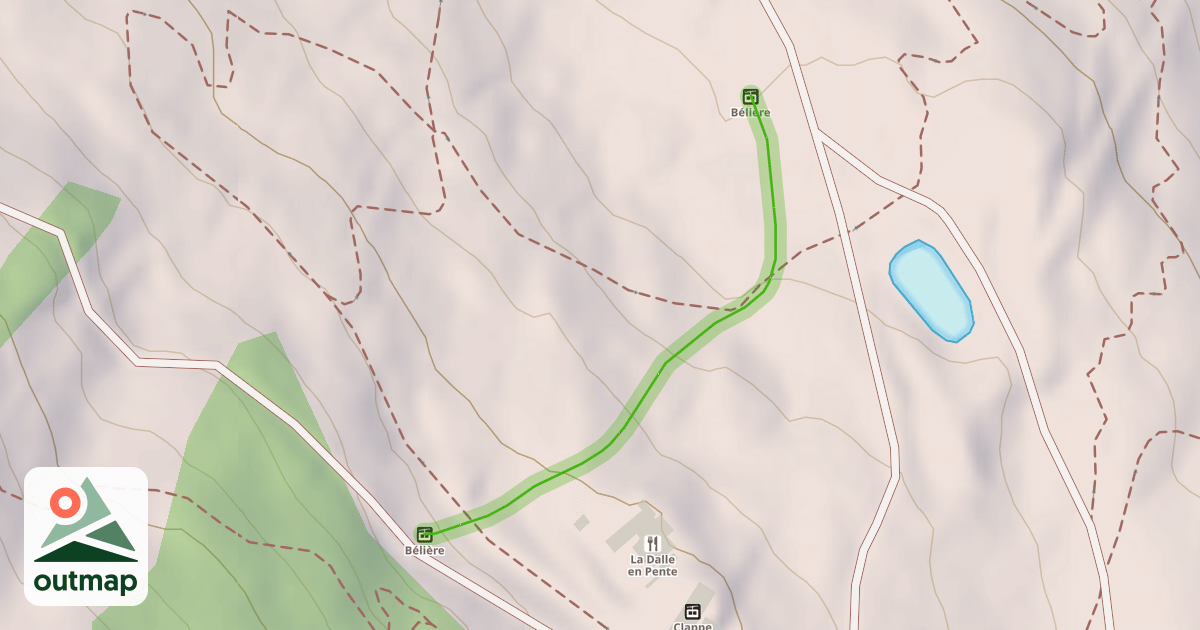 Map of Bélière 1